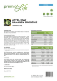 Apfel-Kiwi-Bananen Smoothie (7 Portionen) - Premio Life | Gesundheit und Lifestyle